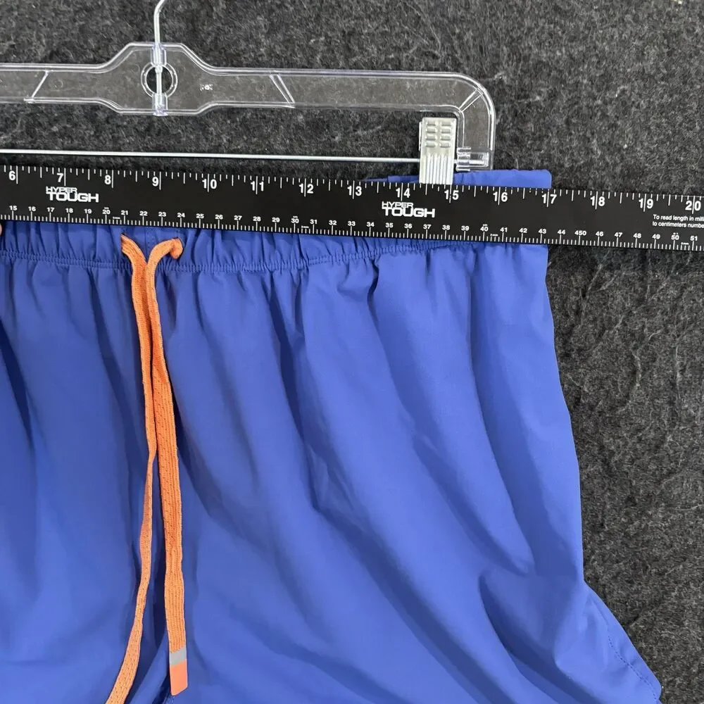 Fabletics The One Shorts Men's XXL Blue Orange 5